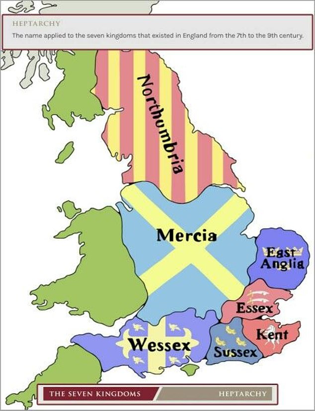 Anglo-Saxon was divided up into seven kingdoms. Ethelbert II was the king of East Anglia for around 15 years before he was killed on the orders of Offa the Great of Mercia, the largest kingdom