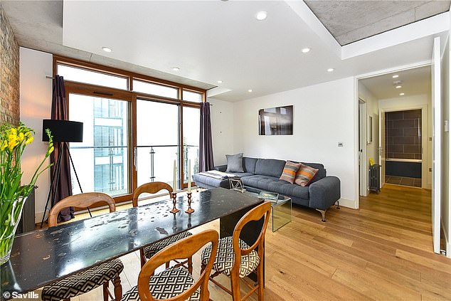 The flat is less than half a mile from the shops and cafes of Primrose Hill