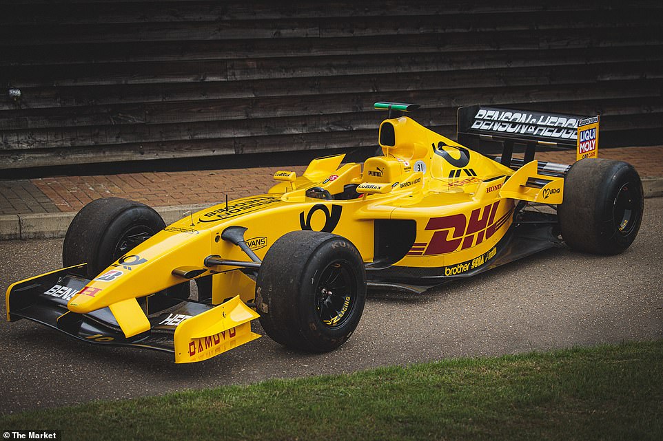 The F1 car anyone can use: This heavily-modified Jordan Formula One machine has a simpler engine and gearbox setup so a user can take it to a trackday and drive it without the need for a supporting pit crew