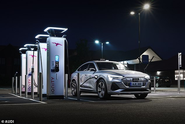 The e-tron Sportback on full charge has a claimed range of up to 240 miles. We did a 120-mile each-way journey to put that claim to the test