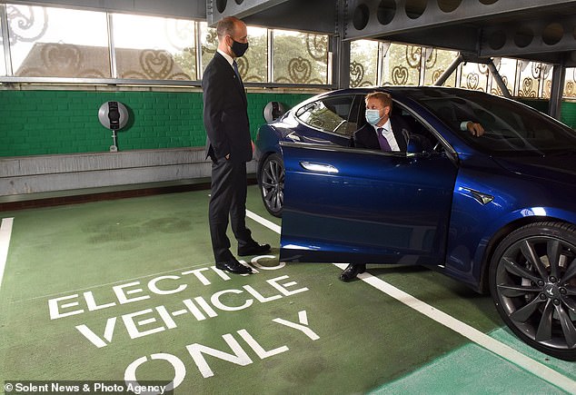 Transport minister, Grant Shapps, owns an electric Tesla Model 3. Yesterday, he opened the UK's largest EV charging hub at a rail station at Hatfield