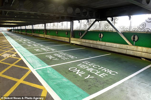 Mr Shapps has propose for local authorities to paint parking spaces green in their busiest locations to reserved them exclusively for EVs as part of widening incentives for zero-emission cars