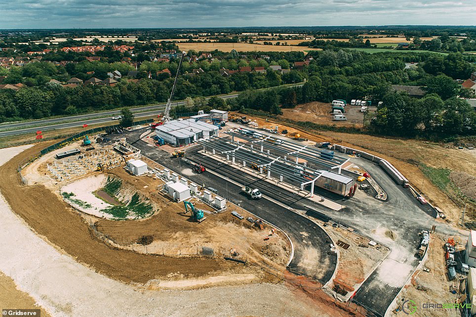 The nation's first custom-built EV station with 30 on-site charging devices is due to open at the end of the year in Essex