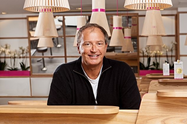Struggle: Itsu boss Julian Metcalfe believes the threat of  Covid-19 'has been blown out of all proportion'