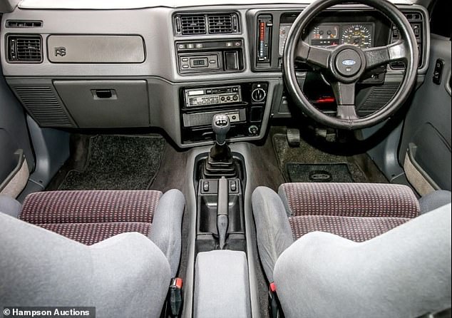 The interior looks totally unmolested and in very good condition