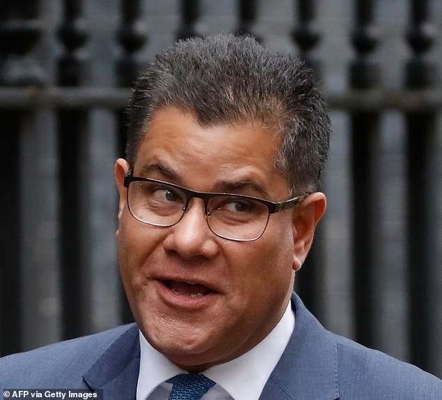 Under pressure: Tory figures are understood to be leaning on Business Secretary Alok Sharma
