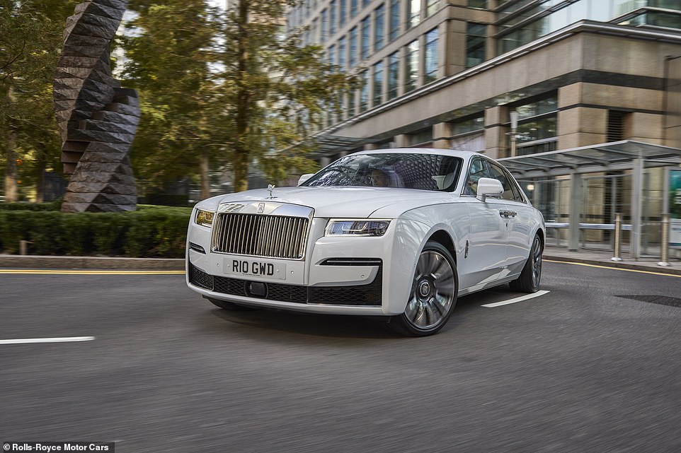 Riding on vast 21-inch wheels it accelerates from rest to 62mph in a sport-car-whipping 4.8 seconds, up to a top speed, where legal, restricted to 155mph