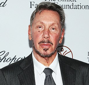 Oracle, chaired by billionaire Ellison (pictured) is one of the few Silicon Valley firms to openly support Donald Trump