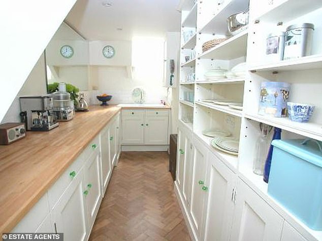 The slender home in Shepherd's Bush, has soared in value since it was last sold in 2009 for £595,000 to a lawyer who is now moving abroad
