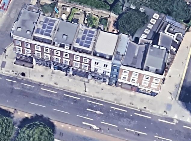 Your own slice of London: The house shown on Google Streetview, towards the right end of the block on Goldhawk Road