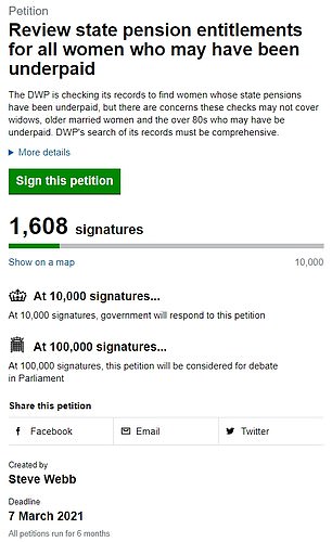 Petition: Hundreds of emails have poured in from readers anxious to know if they have missed out on state pension since we began our investigation
