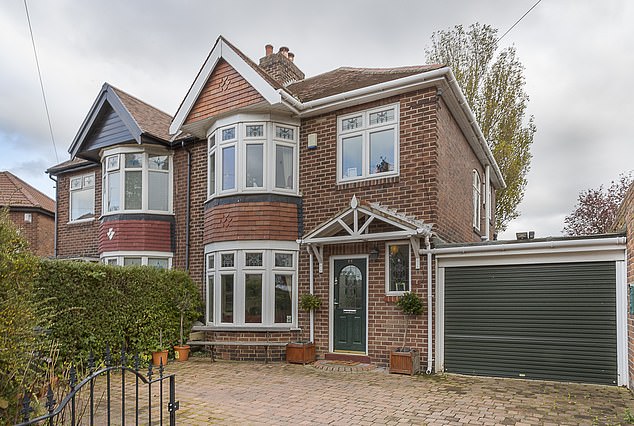 In demand: Semi-detached properties in Newcastle are proving popular. The CEBR estimates 150,000 house moves were put on hold because of Covid and are now back in business