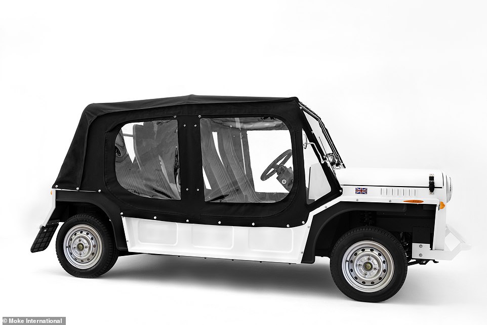 Moking a comeback: A limited run of 56 reborn Mini Mokes will be produced for customers in Britain after maker Moke International received UK regulatory approval to relaunch the recreational cars