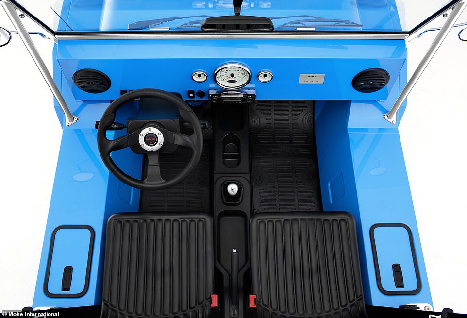 The car comes with a choice of a 4-speed automatic or manual gearbox. The interior is extremely basic, down to the bare seats and the simple dashboard