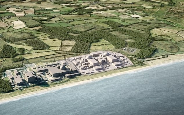 The Government is under pressure to accelerate approve plans for a new nuclear power station at Sizewell in Sufflock (pictured) after a project in Wales fell through