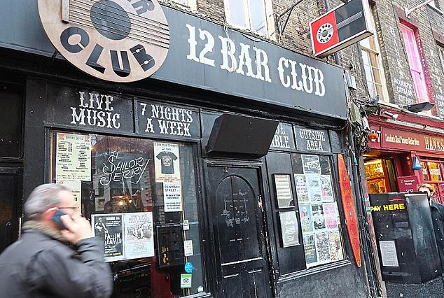 Legendary: The 12 Bar Club, where artists including Jeff Buckley, The Libertines and the young Adele have performed, has been boarded up for five years