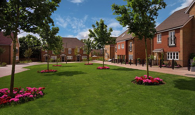 User-friendly: Tadworth Gardens in Epsom, Surrey, is a London Square village
