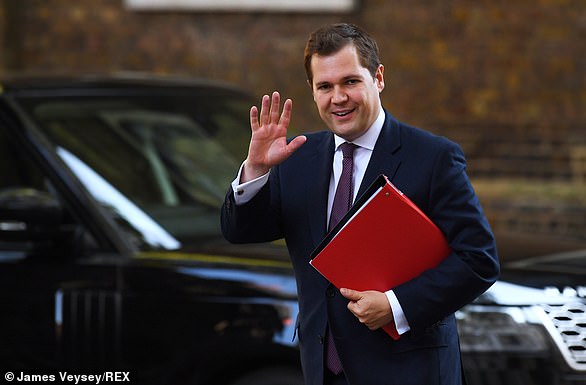 Robert Jenrick (pictured) introduced a ban at the start of the Covid pandemic which halted all hearings of possession cases as he championed that 'no renter who lost income due to coronavirus will be forced out of their home'