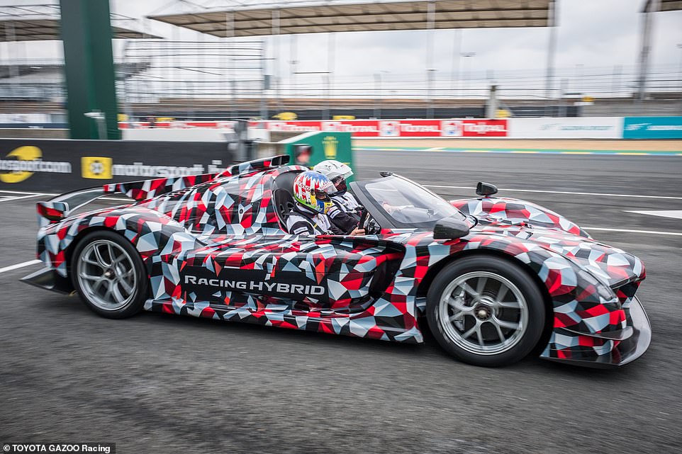 Former F1 racer and two-time Le Mans 24 Hours winner Alex Wurtz drove the car during the parade lap on Saturday