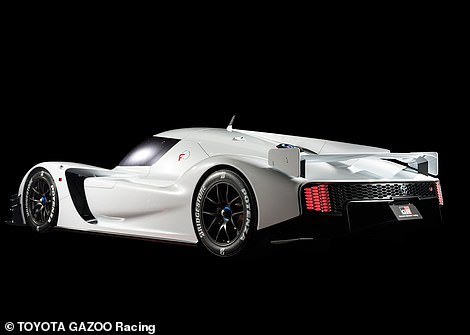 The test mule used to circulate the Le Mans track has stayed true to this design, though the high-mounted exhaust outlets have now been shifted to the lower section of the car