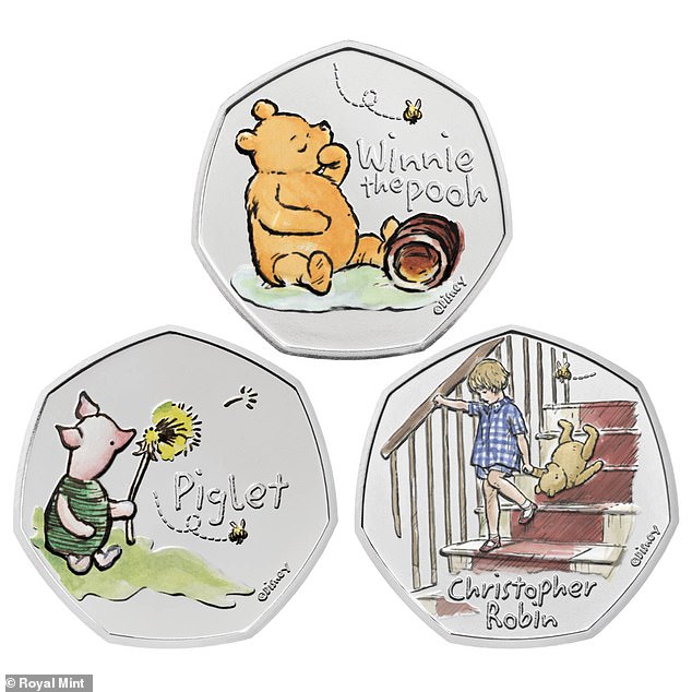 The Winnie the Pooh is the first 50p to be released from a wider set, with the Mint teasing two other upcoming designs which could soon be released