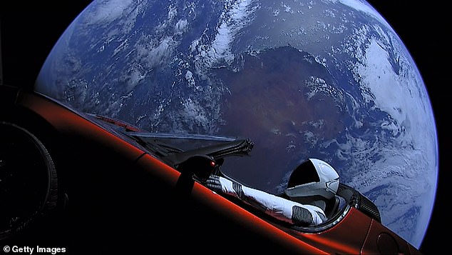 A stellar bet? The Tesla car they sent into orbit. Until recently, prices for the U.S. tech giants have been marching up, led by the rise of online shopping