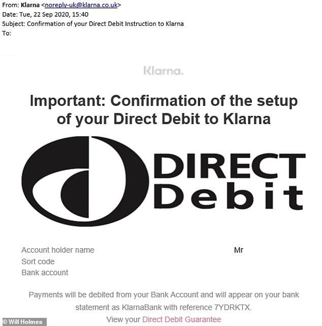 Shoppers reported receiving emails telling them they had set up direct debits with Klarna, despite being unable to order an Xbox console. They were subsequently told these direct debits would be invalidated