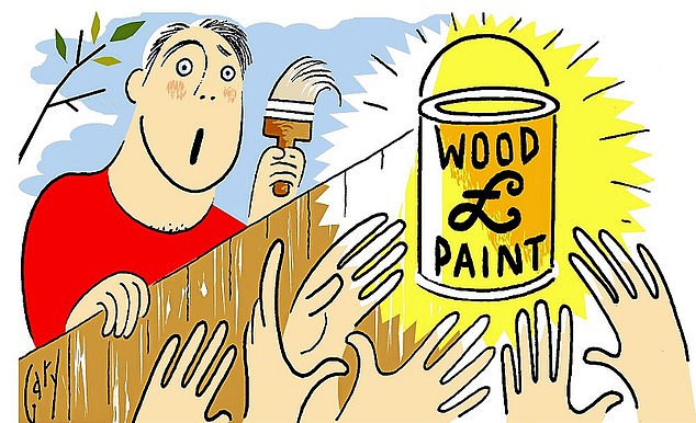 DIY mad: Kantar, the retail market analysts, said that in June there was a 48 per cent growth in spend on DIY and garden items in physical stores