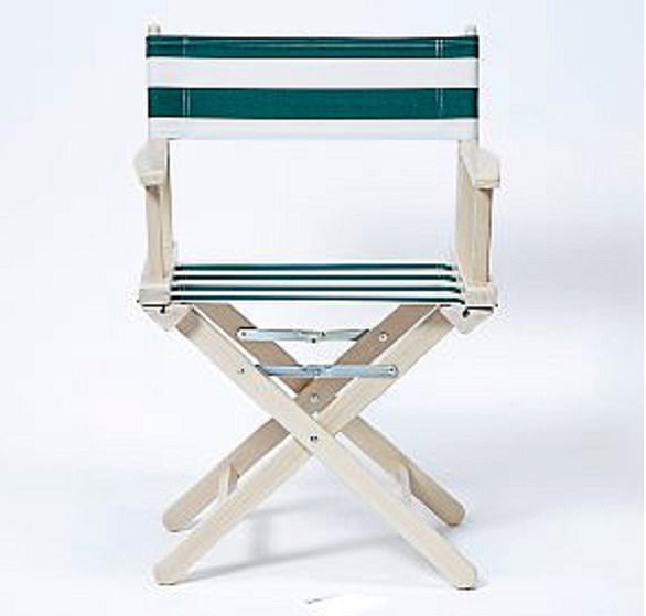 Back in fashion: The director's chair