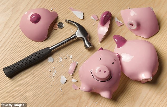 Cuts: Marcus, Goldman Sachs' easy-access account, has slashed its rates to 0.7 per cent