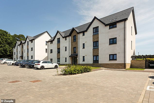 This two-bed flat in Dundee, is on the market for offers over £160,000