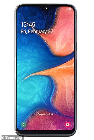 The Samsung Galaxy A20e is currently the cheapest smartphone the company offer