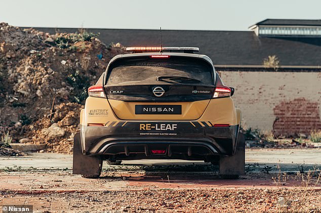 To help navigate roads with obstructions or fallen debris, the car's ride height has been raised by 70mm to 225mm with a custom sump guard to protect the underside from being scraped and clattered. It also has a wider track to cope with rough ground