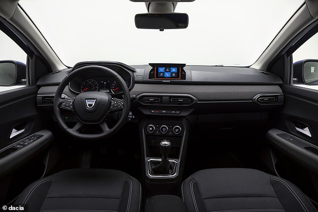Basic entry models will simply get a radio and Bluetooth with a built-in smartphone cradle. Owners will be able to download a Dacia app for their device to use the phone to control music and sat-nav
