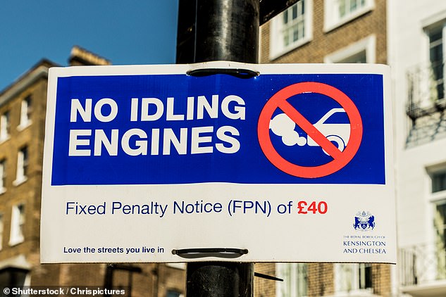 Idle drivers: More than a quarter of parents say they leave their car's engine running while waiting outside school, despite the ongoing reports that vehicle emissions increase the risk of health issues for adults and especially children