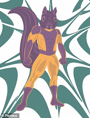 Purple squirrel: One of the business animals featured in the book