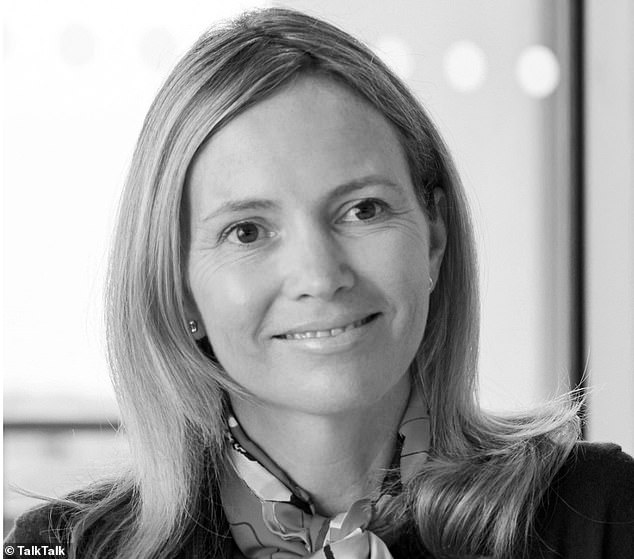 Fibre talk: Tristia Harrison, chief executive of TalkTalk, is calling for all British homes to have access to full fibre internet