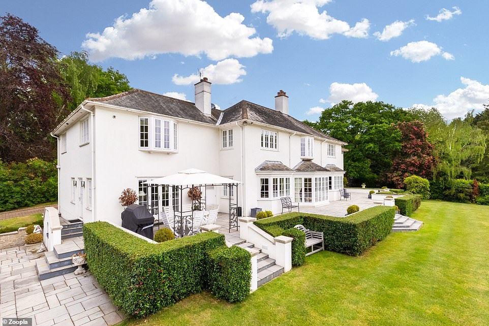 This five-bed detached house for sale in Theydon Road, Epping, Essex has an asking price of 'offers over £3.5million'