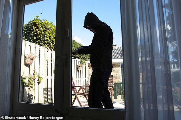 Households have been warned to secure their homes properly when returning to their office