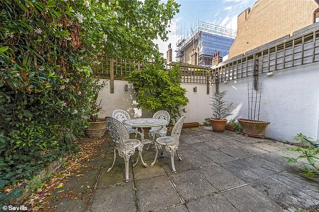 There is a private garden that offers a tranquil and secluded entertaining space
