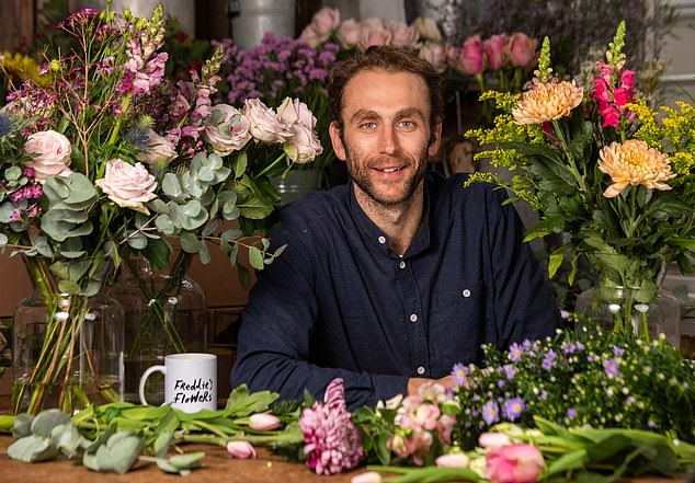 Flourishing: Freddie Garland says he has flowers in his blood