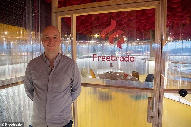 Freetrade was founded in 2015 by Adam Dodds (pictured) and launched its app in 2018
