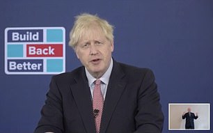 Help for homebuyers: Prime Minister Boris Johnson announced plans to launch state-backed 95 per cent mortgages