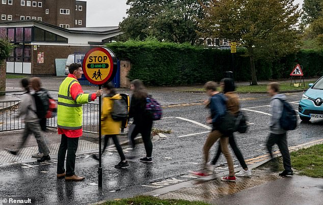 Renault says measurements taken outside the school in the afternoon showed a peak in air pollution as parents returned to the gates to collect their children