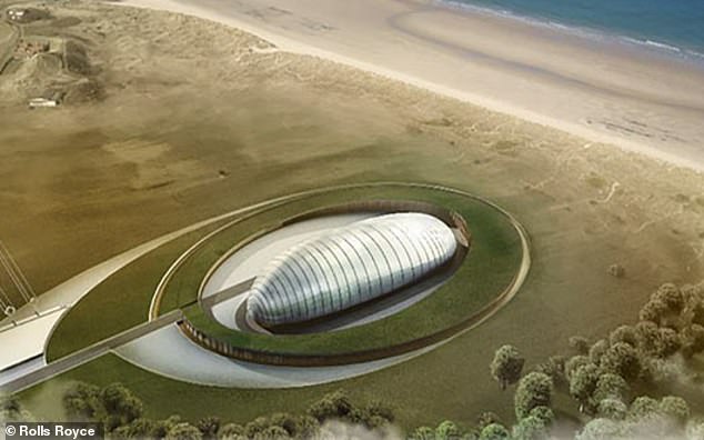 The project to build 16 sites by 2050 could also revive ailing engineering titan Rolls-Royce, which is leading the nine-member consortium to design the 'rapid assembly' power stations