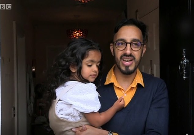 Adeel Azfal, 27, spent £175,000 on the home where he lives with his partner and two-year-old daughter. He told the BBC: 'I'm in £150,000 worth of debt to my mortgage provider and I'm paying for a house that's worth nothing at all.'