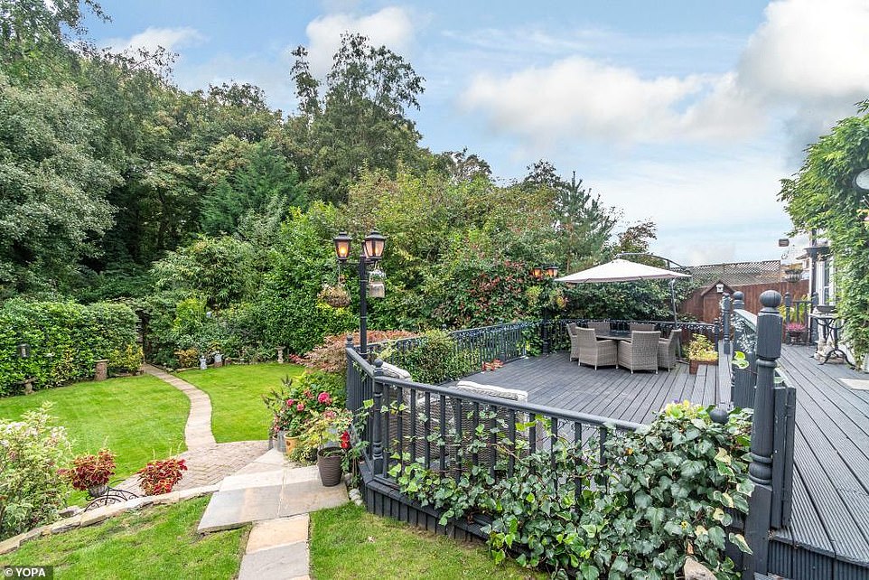 Initially, there are no clues to the unusual feature in the garden apart from a garden path that leads to it