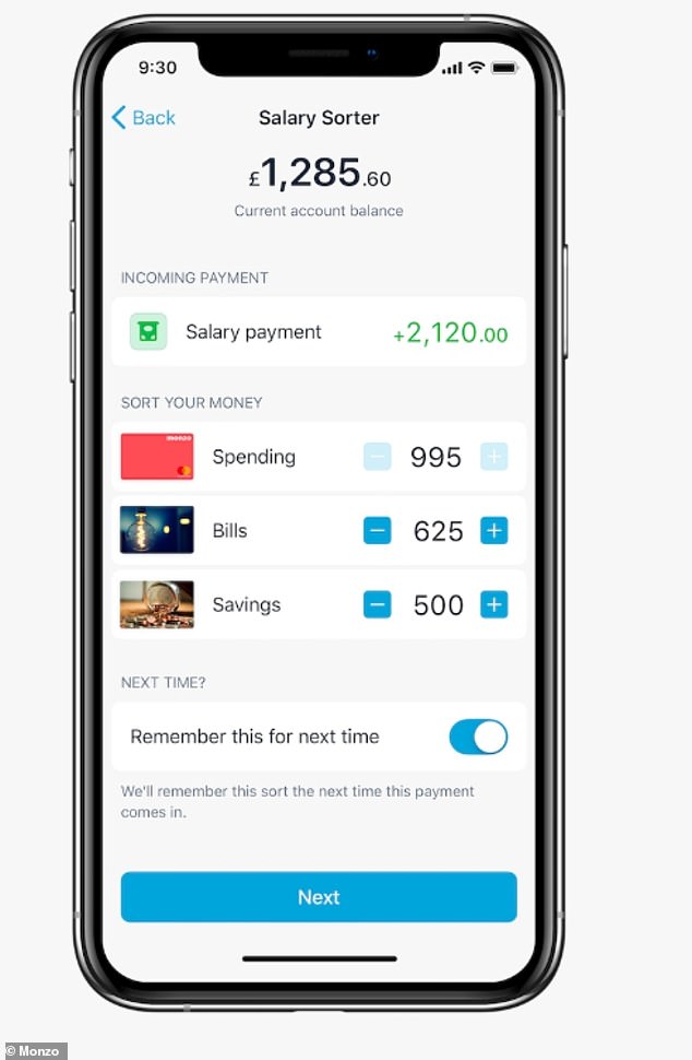Fewer than 10% of customers of smartphone bank Monzo had ever downloaded their bank statement. Instead the bank pointed to money management features like one which let customers sort their salary into different categories