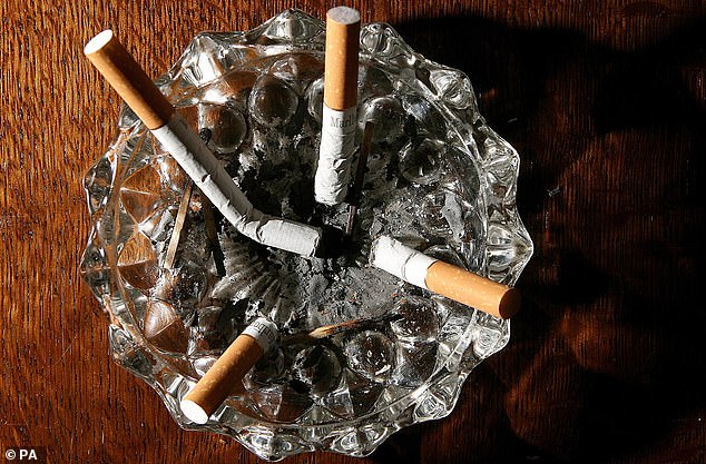 Up in smoke: Sales of cigarettes and tobacco products have unexpectedly risen during the pandemic, according to Imperial Brands