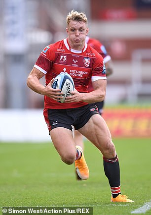 Best foot forward: Ollie Thorley in action for Gloucester